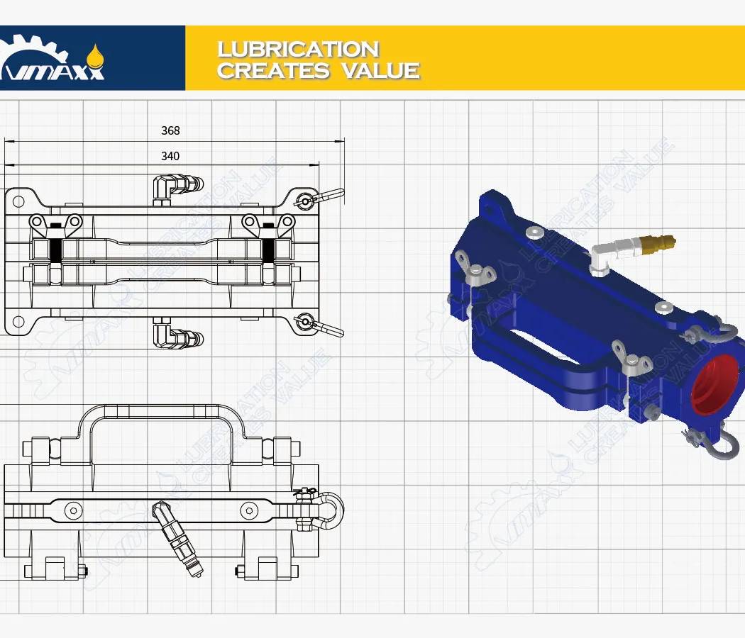 Medium Duty Wire Rope Cleaner & Lubricator
